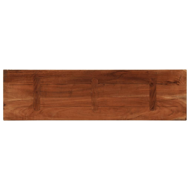 vidaXL tömör újrahasznosított fa téglalap alakú asztallap 110x20x3,8cm