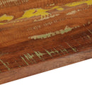 vidaXL tömör újrahasznosított fa téglalap alakú asztallap 120x30x3,8cm