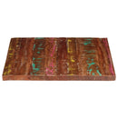vidaXL tömör újrahasznosított fa téglalap alakú asztallap 100x80x3,8cm