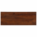 vidaXL tömör újrahasznosított fa téglalap alakú asztallap 80x30x2,5 cm