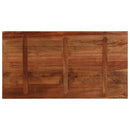 vidaXL tömör újrahasznosított fa téglalap alakú asztallap 110x50x2,5cm