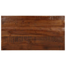 vidaXL tömör újrahasznosított fa téglalap alakú asztallap 110x60x2,5cm