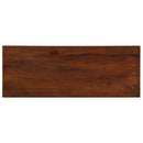 vidaXL tömör újrahasznosított fa téglalap alakú asztallap 80x30x3,8 cm