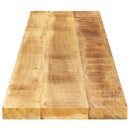 vidaXL tömör nyers mangófa téglalap alakú asztallap 160x20x2,5 cm