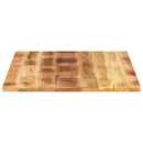 vidaXL tömör nyers mangófa téglalap alakú asztallap 90x80x2,5 cm