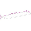 vidaXL tömör nyers mangófa téglalap alakú asztallap 110x50x3,8 cm