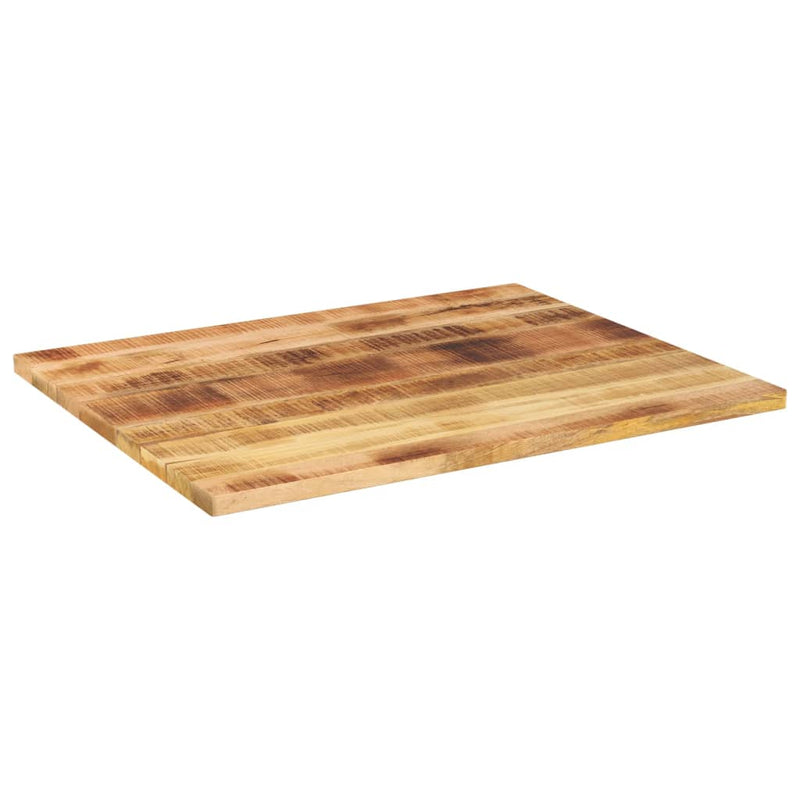 vidaXL tömör nyers mangófa téglalap alakú asztallap 90x80x3,8 cm