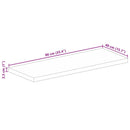vidaXL tömör mangófa téglalap alakú asztallap 90 x 40 x 2,5 cm