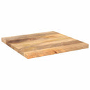 vidaXL tömör mangófa négyzet alakú asztallap 50x50x2,5 cm