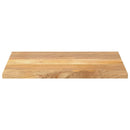 vidaXL tömör mangófa téglalap alakú asztallap 80x60x2,5 cm