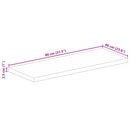 vidaXL tömör mangófa téglalap alakú asztallap 80x60x2,5 cm