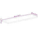 vidaXL tömör mangófa téglalap alakú asztallap 100x60x2,5 cm