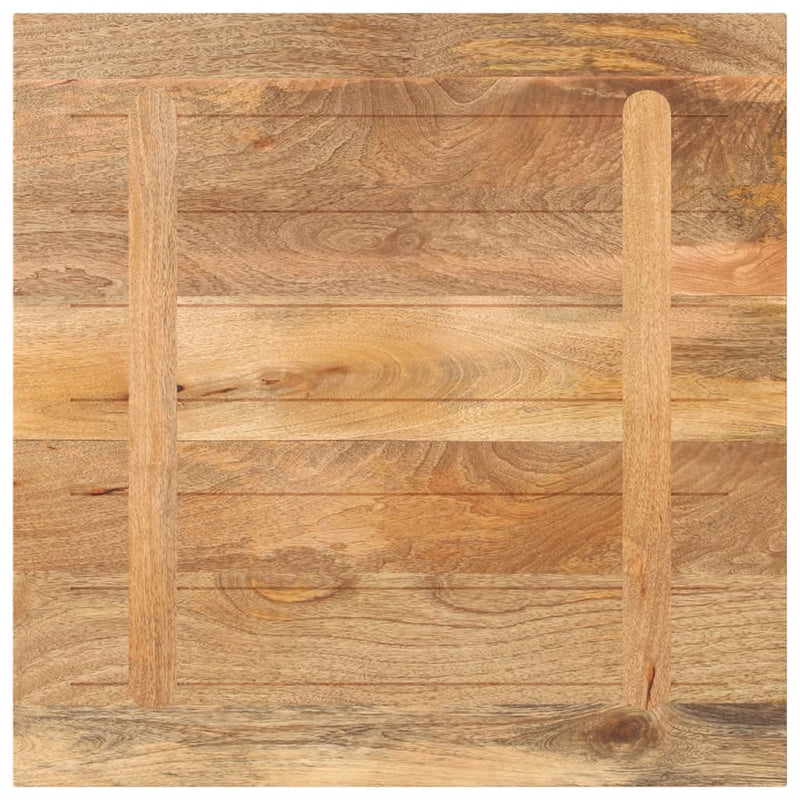 vidaXL tömör mangófa négyzet alakú asztallap 70x70x2,5 cm