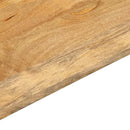 vidaXL tömör mangófa négyzet alakú asztallap 70x70x2,5 cm