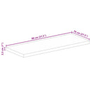 vidaXL tömör mangófa téglalap alakú asztallap 80x70x2,5 cm