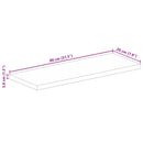vidaXL tömör mangófa téglalap alakú asztallap 80x20x3,8 cm