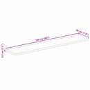 vidaXL tömör mangófa téglalap alakú asztallap 160x20x3,8 cm