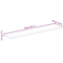 vidaXL tömör mangófa téglalap alakú asztallap 140x30x3,8 cm