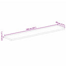 vidaXL tömör mangófa téglalap alakú asztallap 160x20x2,5 cm