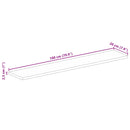 vidaXL tömör mangófa téglalap alakú asztallap 180x20x2,5 cm