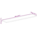 vidaXL tömör mangófa téglalap alakú asztallap 160x40x3,8 cm