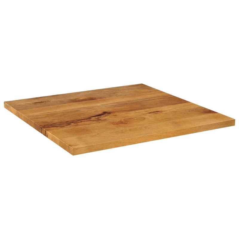 vidaXL tömör mangófa négyzet alakú asztallap 70 x 70 x 3,8 cm