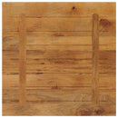vidaXL tömör mangófa négyzet alakú asztallap 80x80x3,8 cm