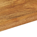 vidaXL tömör mangófa négyzet alakú asztallap 80x80x3,8 cm