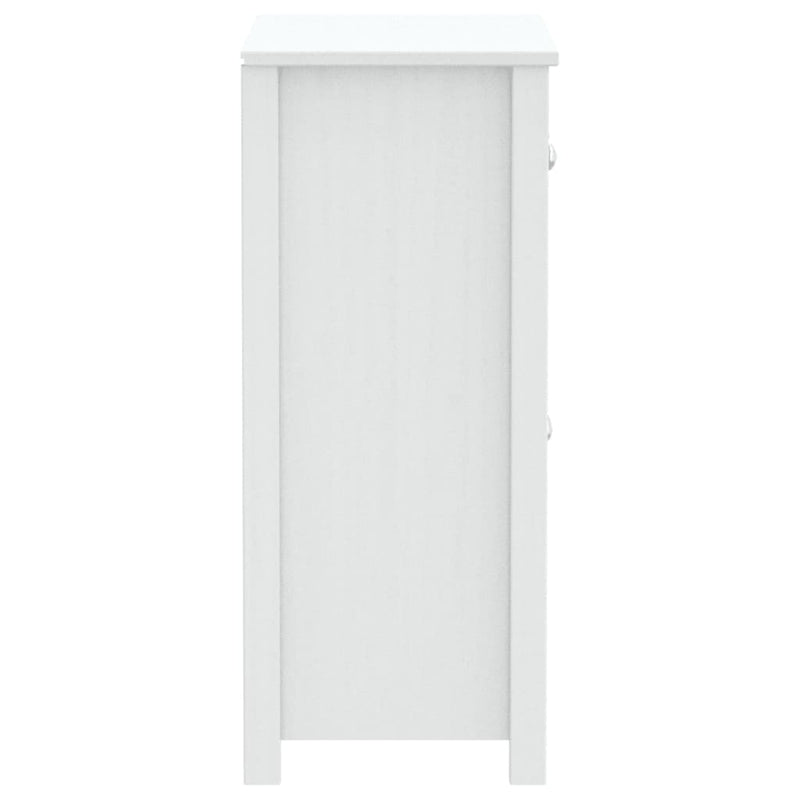 vidaXL BERG fehér tömör fenyőfa fürdőszobaszekrény 69,5 x 34 x 80 cm