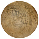 vidaXL sárgaréz kalapált alumínium dohányzóasztal Ø 50 x 30 cm