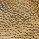 vidaXL sárgaréz kalapált alumínium dohányzóasztal Ø 50 x 30 cm