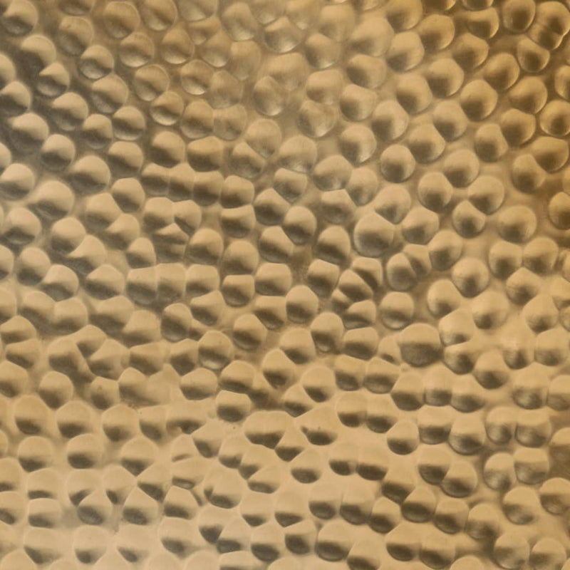 vidaXL sárgaréz kalapált alumínium dohányzóasztal Ø 50 x 30 cm