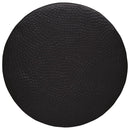 vidaXL fekete kalapált alumínium dohányzóasztal Ø 50 x 30 cm