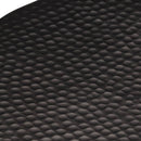 vidaXL fekete kalapált alumínium dohányzóasztal Ø 50 x 30 cm