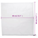 vidaXL 8 db növényvédő huzat zsinórral 70 g/m² 0,8 x 0,8 m