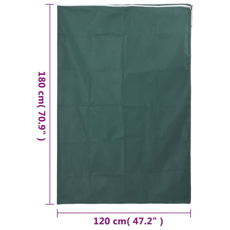 vidaXL 4 db növényvédő huzat cipzárral 70 g/m² 1,2x1,8 m