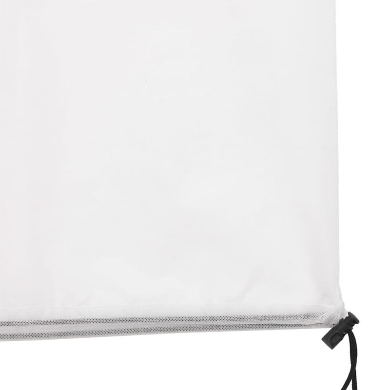 vidaXL 10 db növényvédő huzat cipzárral 70 g/m² 1,55x1,55 m