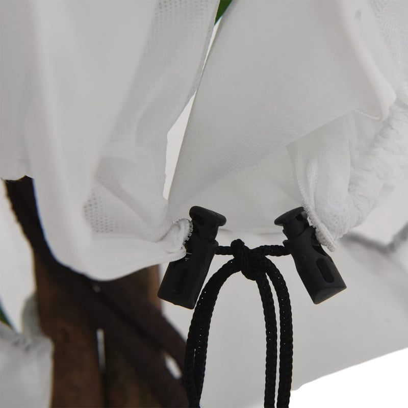 vidaXL 4 db növényvédő huzat cipzárral 70 g/m² 3,93 x 3,5 m