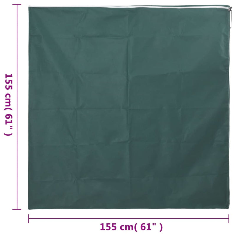 vidaXL 10 db növényvédő huzat cipzárral 70 g/m² 1,55x1,55 m