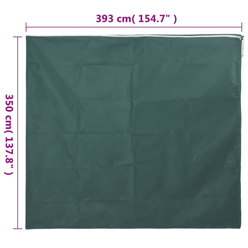 vidaXL 4 db növényvédő huzat cipzárral 70 g/m² 3,93 x 3,5 m
