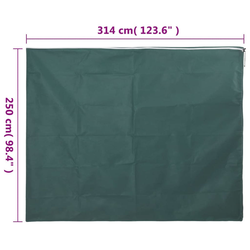 vidaXL 10 db növényvédő huzat cipzárral 70 g/m² 3,14 x 2,5 m
