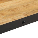 vidaXL tömör mangófa kerekes dohányzóasztal 100 x 55 x 26 cm