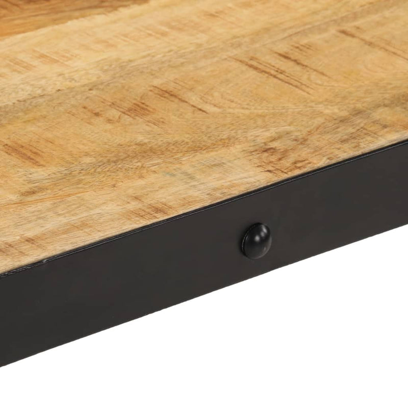 vidaXL tömör mangófa kerekes dohányzóasztal 100 x 55 x 26 cm