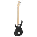 vidaXL kék-fekete elektromos basszusgitár kezdőknek tokkal 4/4 46"