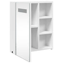vidaXL fehér tükrös fürdőszobaszekrény LED-del 45 x 13 x 52 cm