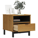 vidaXL FLAM tömör fenyőfa kisasztal 50 x 50 x 50 cm