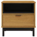 vidaXL FLAM tömör fenyőfa kisasztal 50 x 50 x 50 cm