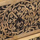 vidaXL tömör mangófa éjjeliszekrény 40 x 33 x 46 cm