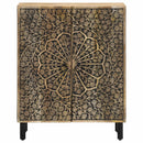 vidaXL tömör mangófa tálalószekrény 60 x 33 x 75 cm