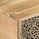 vidaXL tömör mangófa dohányzóasztal 80 x 50 x 40 cm